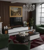 Fusion Living Room Set – 3-Door TV Unit & Drawer Coffee Table - Image 11