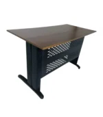 Modern Office Desk – MDF Wood Top & Metal Legs - Image 2