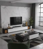 Fusion Living Room Set – 3-Door TV Unit & Drawer Coffee Table - Image 6