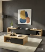 Fusion Living Room Set – 3-Door TV Unit & Drawer Coffee Table - Image 10