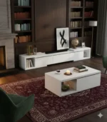 Fusion Living Room Set – 3-Door TV Unit & Drawer Coffee Table - Image 9