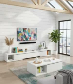 Fusion Living Room Set – 3-Door TV Unit & Drawer Coffee Table - Image 4