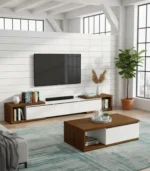 Fusion Living Room Set – 3-Door TV Unit & Drawer Coffee Table - Image 7