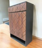 ⁦Modern Geometric Shoe Cabinet⁩ - الصورة ⁦5⁩