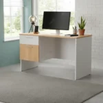 WorkNest MDF Office Desk – 2 Drawers, 120 cm