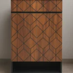 Modern Geometric Shoe Cabinet