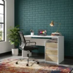 Deskora MDF Office Desk – 3 Drawers, 120 cm