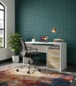 Deskora MDF Office Desk – 3 Drawers, 120 cm