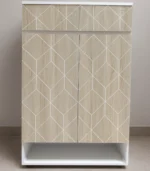 ⁦Modern Geometric Shoe Cabinet⁩ - الصورة ⁦4⁩