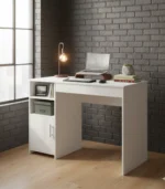 WorkEase MDF Office Desk – 2 Shelves & Storage Unit, 120 cm