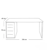 WhiteWave™ Smart Storage Desk - Image 3