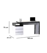 EdgeCraft™ Executive Modern Desk - Image 3