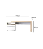 Nordora™ Scandinavian Modern Desk - Image 3