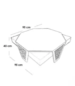 MDF & HPL Coffee Table - Image 4