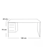 Harmony Beige Desk - Image 4