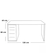 Stellar Two-Tone Desk - Image 3