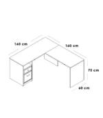 Orion Corner Desk - Image 3