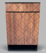 ⁦Modern Geometric Shoe Cabinet⁩ - الصورة ⁦3⁩