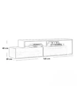 ⁦Mirano™ TV Unit⁩ - الصورة ⁦5⁩