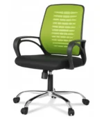 ⁦كرسي مكتبي شبكي مريح - لون أخضر⁩ - الصورة ⁦2⁩