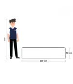 Modern 5-Door Flip TV Unit – MDF Wood with HPL Finish - Image 7