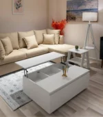 Square-Lift Storage Coffee Table & Side Table Set - Image 6