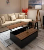 Square-Lift Storage Coffee Table & Side Table Set
