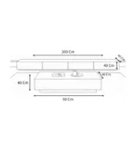 ⁦The CozyLine TV Unit Set⁩ - الصورة ⁦4⁩