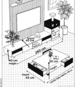 Veloce Modular TV Unit Set - Image 2