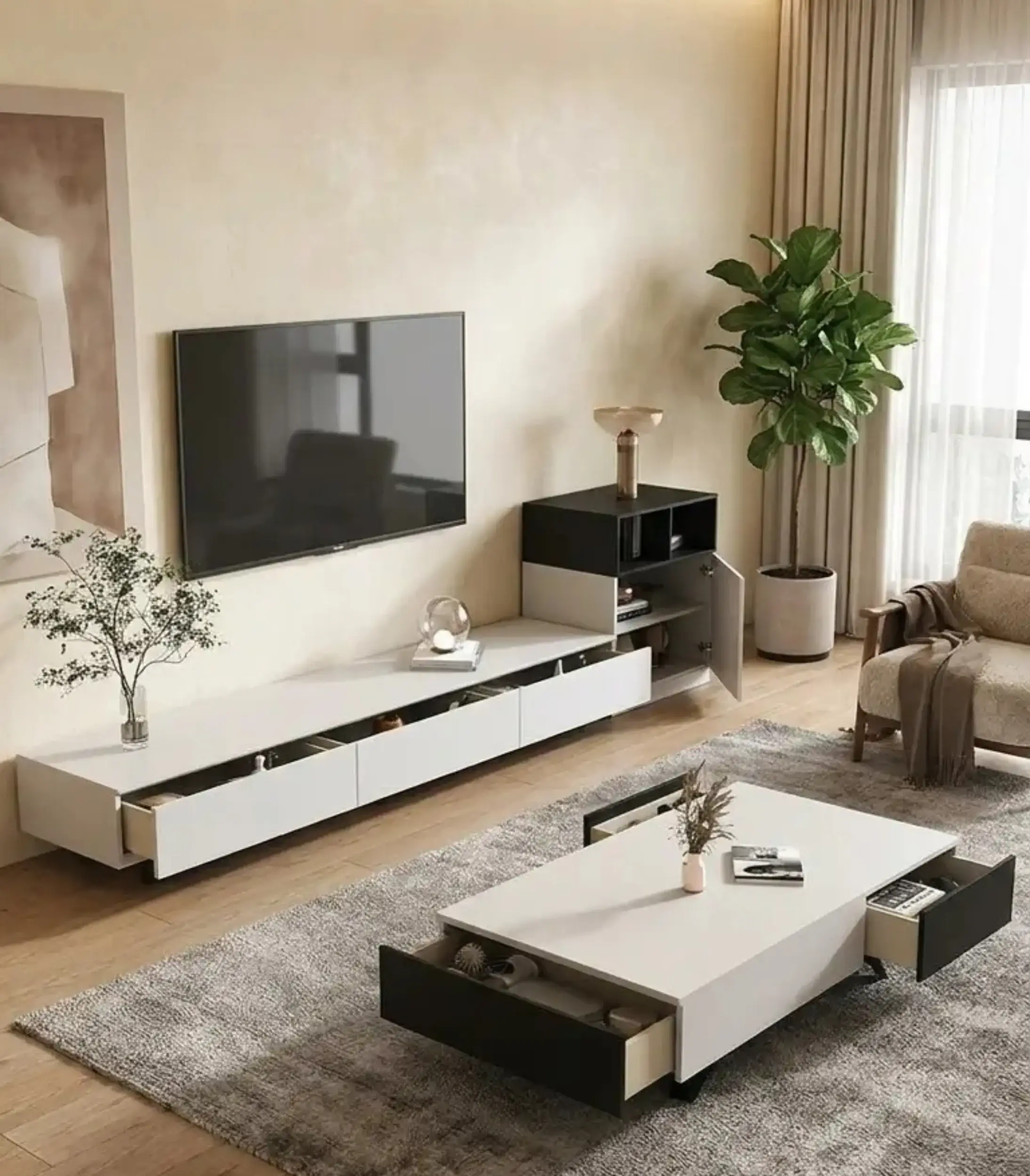 4 (1) Veloce Modular TV Unit Set - Image 1