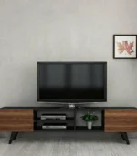 Zora Mid-Century TV Unit - الصورة 2